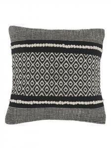 Chic Antique Чехол для подушки с узором Aix, черный на черном фоне