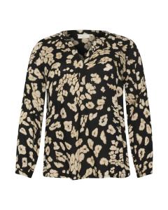 Блузка KAFFE CURVE Blouse Bella, черный