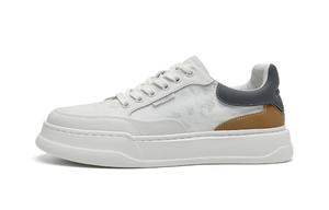 Кроссовки для скейтбординга мужские, низкие, серые HLA, White