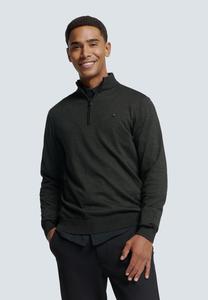 Джемпер TIMELESS BASICS HALF-ZIP NO EXCESS, темно-серый