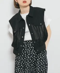 Полупрозрачный жилет для шорт Kbf, цвет Black