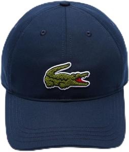 Lacoste мужская кепка Side Mini Croc из хлопкового габардина, Navy