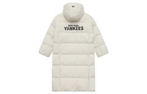 Куртка пуховая Preppy Style Collection New York Yankees FW25 Unisex MLB, темный кремовый