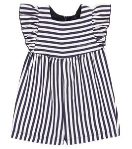 Детский комбинезон с принтом Monnalisa, белый