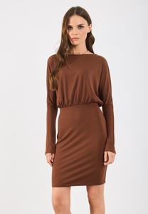 Платье Even&Odd Day dress, Cappucino /Dark Brown