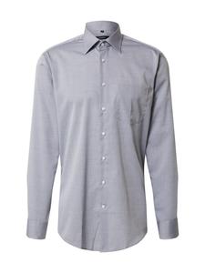 Рубашка делового покроя Regular Fit SEIDENSTICKER, серый