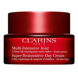Дневной крем для лица super restorative day cream all skin types Clarins, объем 50 мл.
