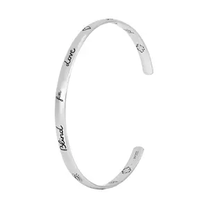 Браслет Blind For Love GUCCI, серебро