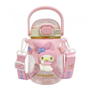 Пластиковые стаканы для воды Sanrio, Melody Presents Stickers + Gift Bags + Cup Brushes