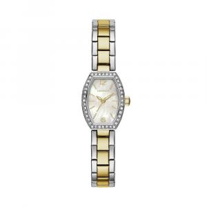 Женские двухцветные часы Caravelle by Bulova из нержавеющей стали с кристаллами — 45L168, цвет Two Tone