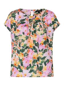 Блузка с цветочным принтом и нарисованными цветами More & More