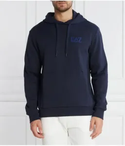 Толстовка regular fit Ea7, темно-синий