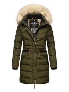 Пуховик Navahoo, цвет dark olive