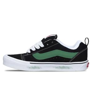 Knu Skool износостойкие и легкие низкие кроссовки для скейтбординга Unisex Vans, оливковый зеленый