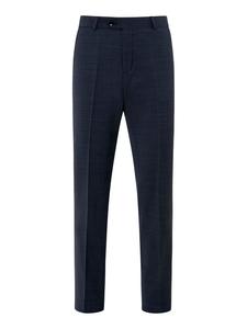BENVENUTO Брюки плиссе 'NERO' в темно-синем цвете
