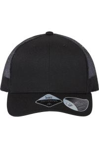 Atlantis Headwear Экологичная кепка дальнобойщика, черный/черный