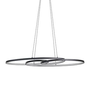 Светодиодный подвесной светильник Eglo Gianella, поликарбонат/алюминий - 1-пламенный