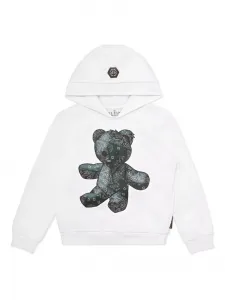 Худи Teddy Bear Philipp Plein Junior, белый
