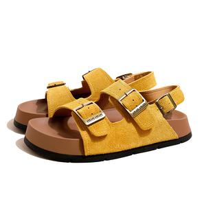 Сандалии с одним ремешком женские Ouumeis, Apricot