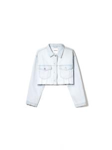 Межсезонная куртка Bershka, синий деним