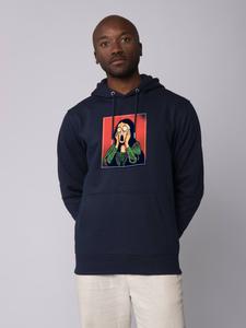 Толстовка wat? Apparel Sweatshirt Mona Lisa Scream, темно-синий