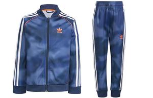 Adidas Originals Детская повседневная спортивная одежда, цвет Set (Blue)