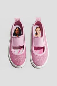 Кроссовки ballerina с принтом H&M, розовый