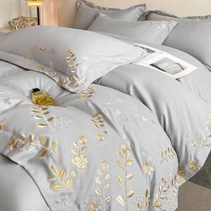 LUOLAI HOME Комплект постельного белья 1.8м, пододеяльник 200x230 см, цвет Lokouke Gray