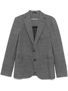 Пиджак в клетку Circolo 1901, серый