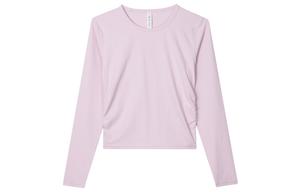 Футболка-кроп Lululemon, нежно-розовая