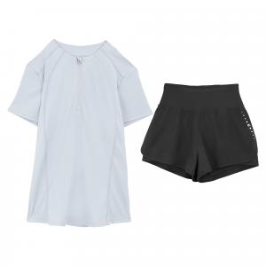 Сокращенная коллекция повседневных костюмов для женщин: тонкие и короткие Camel, ice sand синий/phantom черный