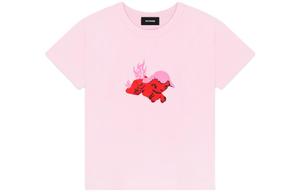 WE11DONE Футболка женская розовая