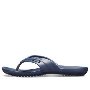 Тапочки kadee flip-flops blue Crocs, синий