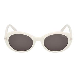 TOM FORD Пластиковая оправа TF Plate Frame Oval солнцезащитные очки унисекс white
