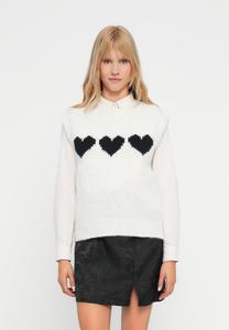 Джемпер Pieces PCJOVE O NECK, Cloud Dancer/Off-White