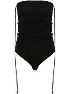 Боди без бретелек Fatal Wolford, черный