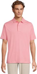 Мужское классическое жаккардовое поло с коротким рукавом Callaway, Strawberry Pink