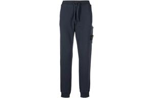 Трикотажные спортивные штаны мужские синие Stone Island, синий