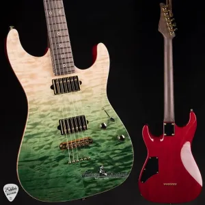 Suhr Standard, гриф из палисандра - зеленый градиент #85982