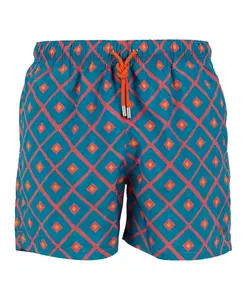 Мужские плавки светло-голубого цвета с ромбовидным узором. Gallo, мультиколор