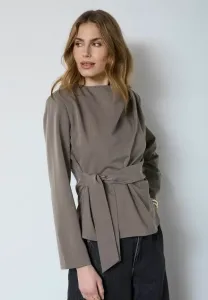 Блузка tenga со складками Co'Couture, Walnut