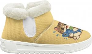 Cugasmaru Зимние сапоги-ботинки для женщин и мужчин, теплые обувь на плоской подошве с противоскользящей подошвой для улицы, удобная повседневная обувь, белая подошва