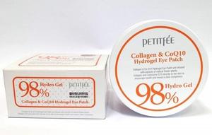 Коллаген q10, Патчи для глаз, 60 шт. Petitfee