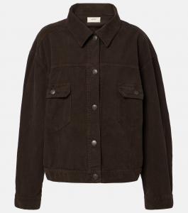 Куртка из хлопкового вельвета Ness The Row, Dark Coffee
