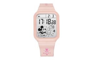 Disney Часы Mickey Series Electronic Movement Silicone Strap Watch Women's Watch Gray Dial
