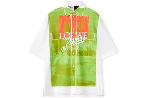 Рубашка мужская белая Loewe, белый