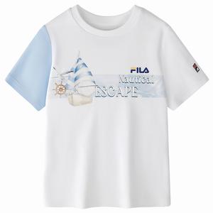 FILA KIDS Футболка Standard белая для детей 3-7 лет