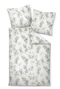 Постельное белье фланель из шиншиллы Janine, зеленый/оливково-зеленый