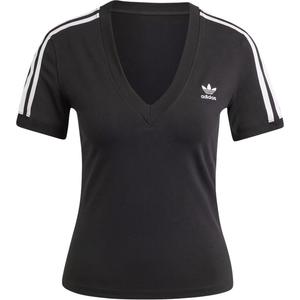 Adidas Originals Футболка Regular с тремя полосками Women's Black Japan Version