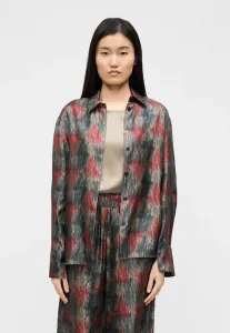 Блузка ospite на пуговицах Mm By Maxmara, Grigio Scuro